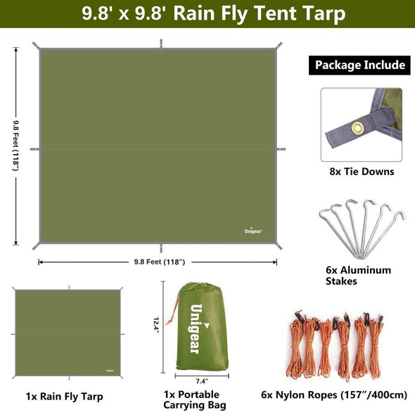 Rainproof Camping Tarp Shelter