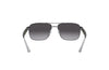 Ray-Ban Men Polished Gunmetal Square Grey Lens - Harland's Crate