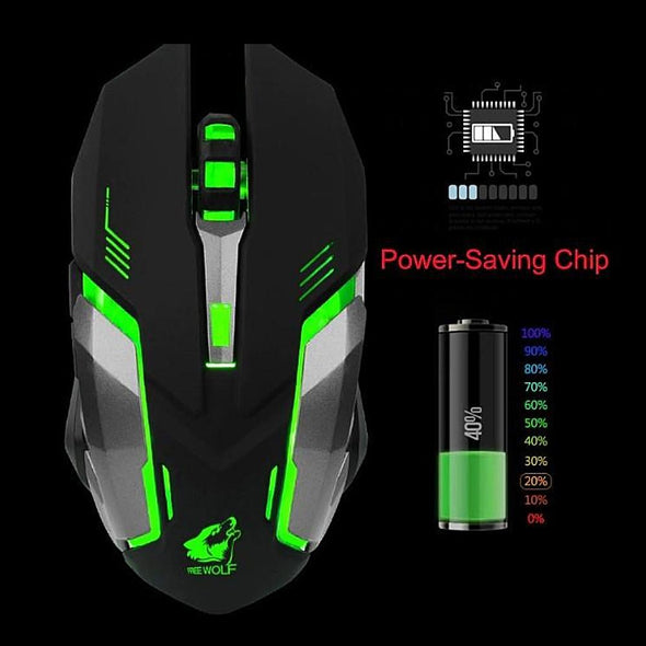 Stealth 7 Wireless LED Gaming Mouse - Harland's Crate