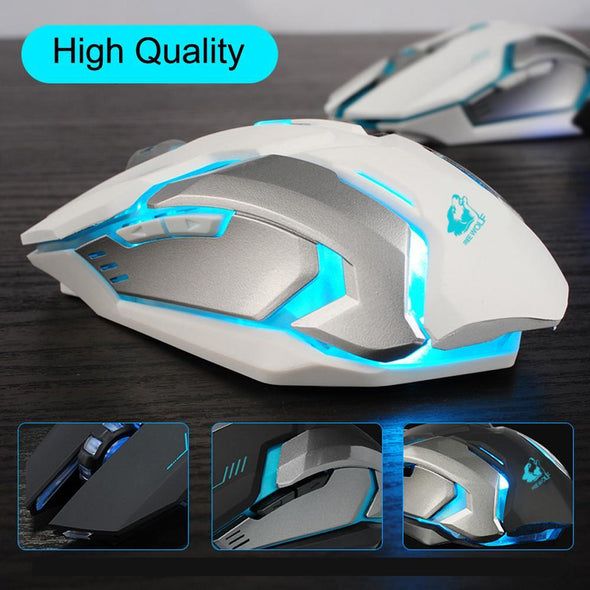 Stealth 7 Wireless LED Gaming Mouse - Harland's Crate