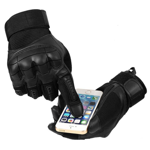 Touch Screen Hard Knuckle Tactical Gloves - Harland's Crate