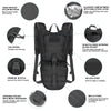 Unigear Tactical Hydration Backpack Thermal Insulation Pack with 2.5L - Harland's Crate